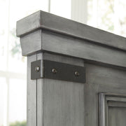 Russelyn Gray King Storage Bed - Gate FurnitureKing Bed