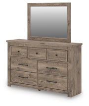 Rusticott Brown Dresser and Mirror - PCB2260B1