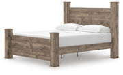Rusticott Brown King Poster Bed - PCB2260B7
