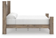 Rusticott Brown King Poster Bed - PCB2260B7