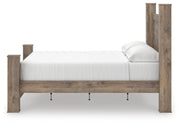 Rusticott Brown King Poster Bed - PCB2260B7