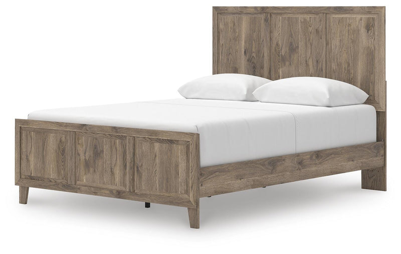 Rusticott Brown Queen Panel Bed - PCB2260B2