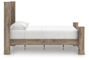 Rusticott Brown Queen Poster Bed - PCB2260B4