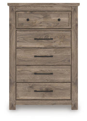 Rusticott King Panel Bed with Dresser and Chest in Brown - PKG023699