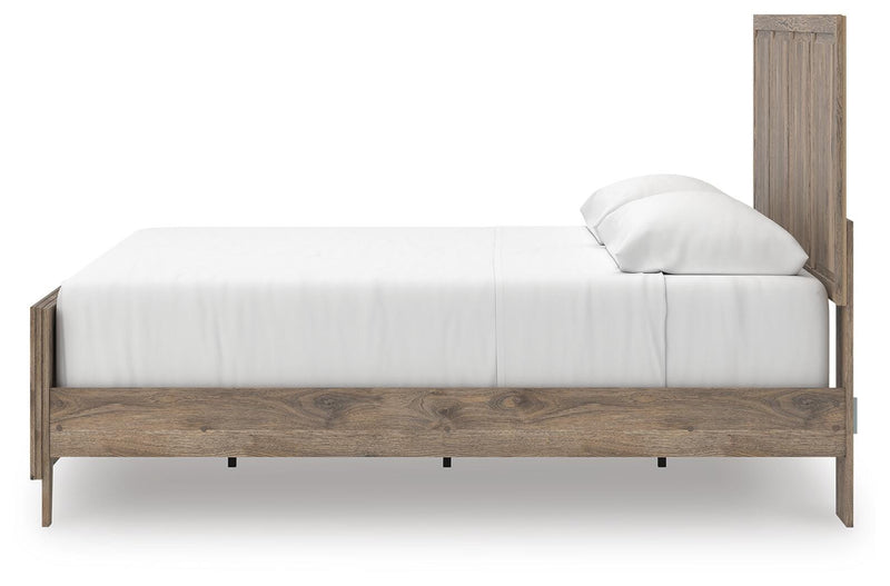 Rusticott King Panel Bed with Dresser and Chest in Brown - PKG023699