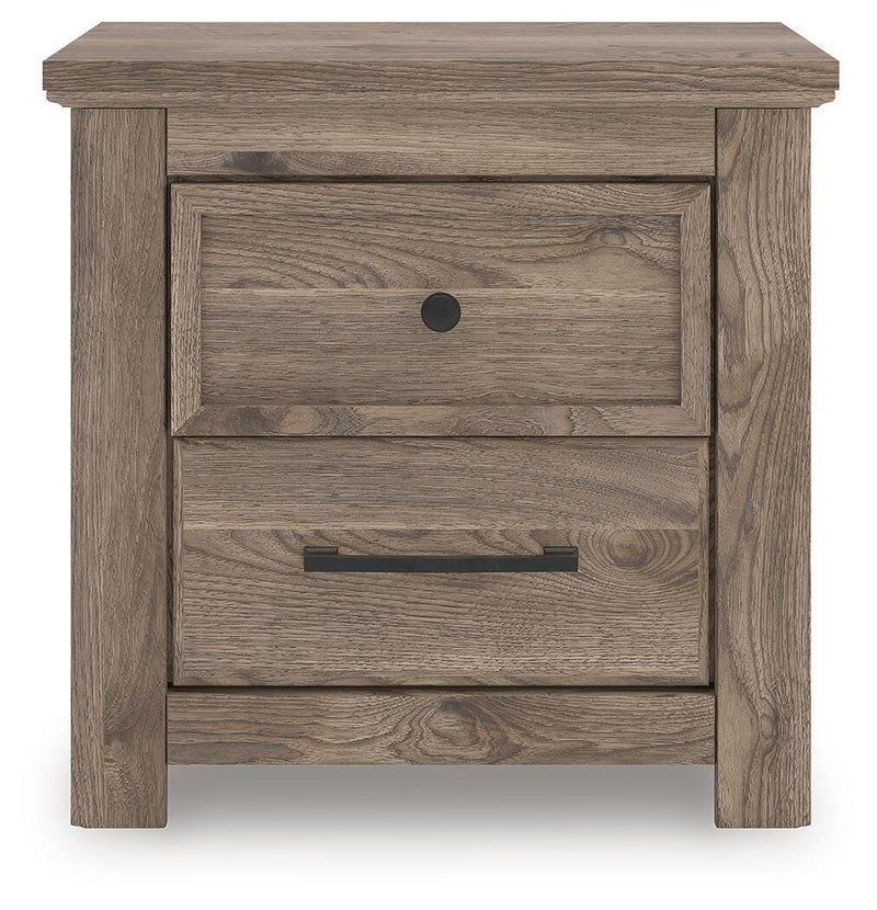 Rusticott King Panel Bed with Dresser and Nightstand in Brown - PKG023698