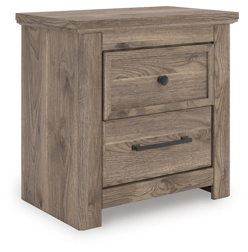 Rusticott King Panel Bed with Dresser and Nightstand in Brown - PKG023698