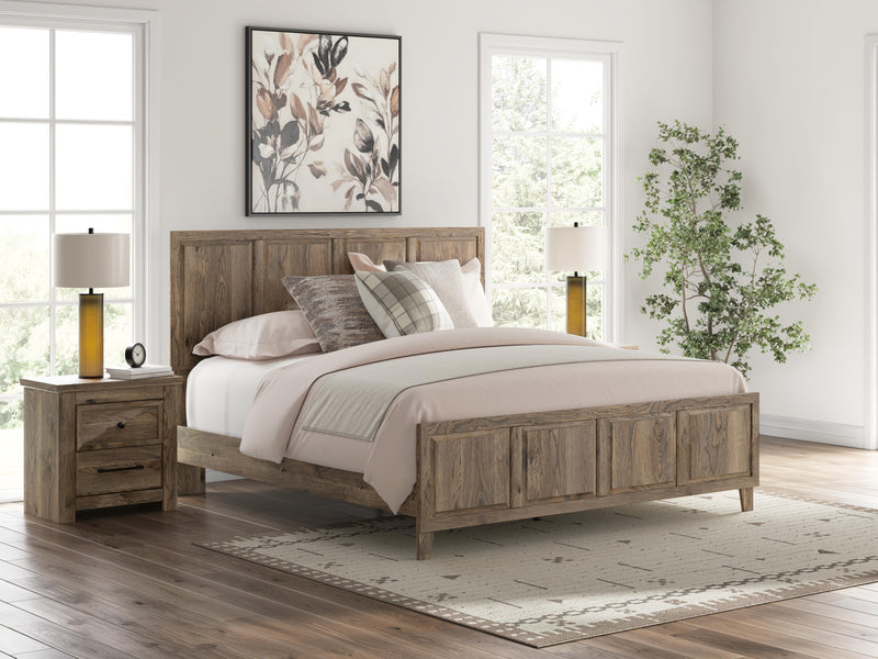 Rusticott King Panel Bed with Dresser in Brown - PKG023695