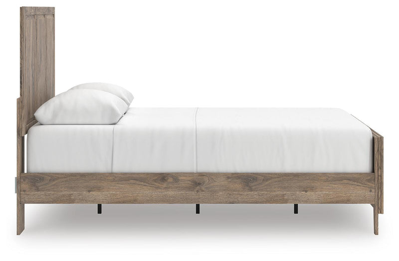 Rusticott Queen Panel Bed, Dresser and Mirror - PCB2260B3