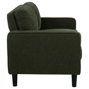 Ruth 2-piece Fabric Upholstered Track Arm Sofa Matcha Green - 511214-S2