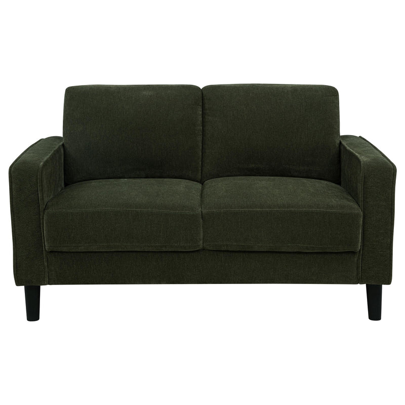 Ruth 3-piece Fabric Upholstered Track Arm Sofa Matcha Green - 511214-S3