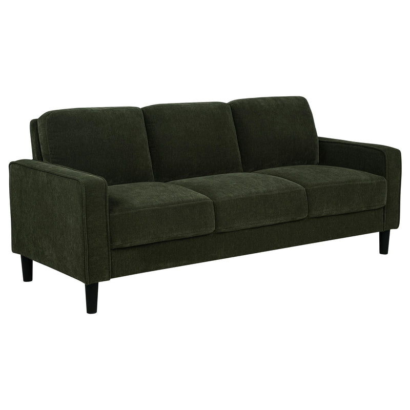 Ruth 77-inch Fabric Upholstered Track Arm Sofa Matcha Green - 511214
