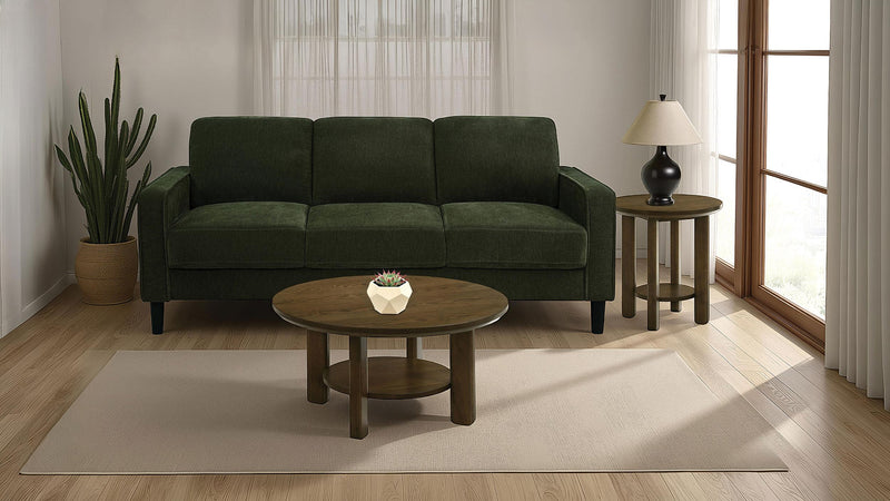 Ruth 77-inch Fabric Upholstered Track Arm Sofa Matcha Green - 511214