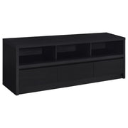 Rutland 59-inch 3-drawer TV Stand Media Console Black - 705802