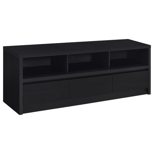 Rutland 59-inch 3-drawer TV Stand Media Console Black - 705802