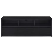 Rutland 59-inch 3-drawer TV Stand Media Console Black - 705802