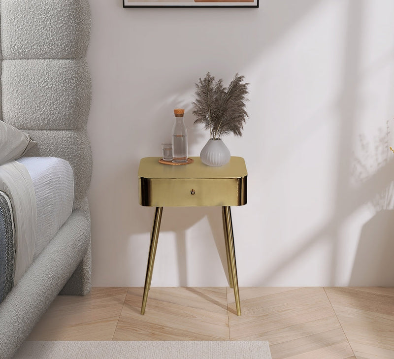 Rylan Nightstand in Gold - 331Gold