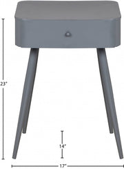 Rylan Nightstand in Grey - 331Grey