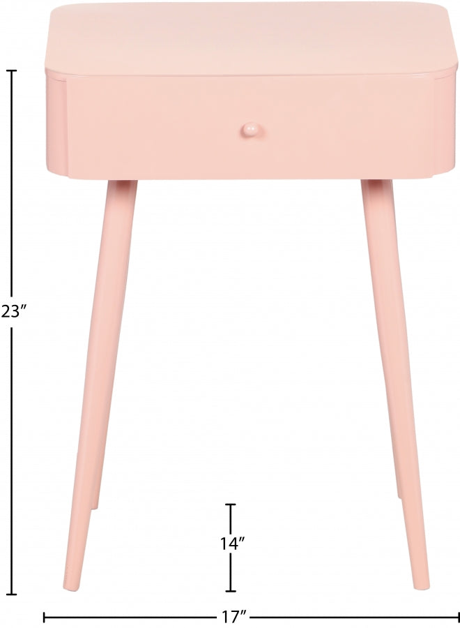 Rylan Nightstand in Pink - 331Pink