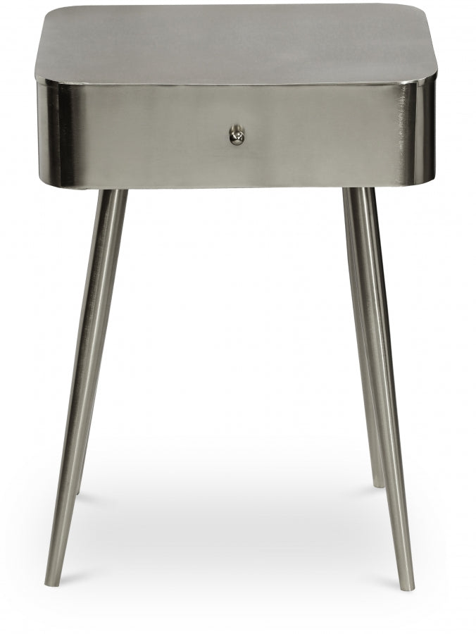 Rylan Nightstand in Silver - 331Silver