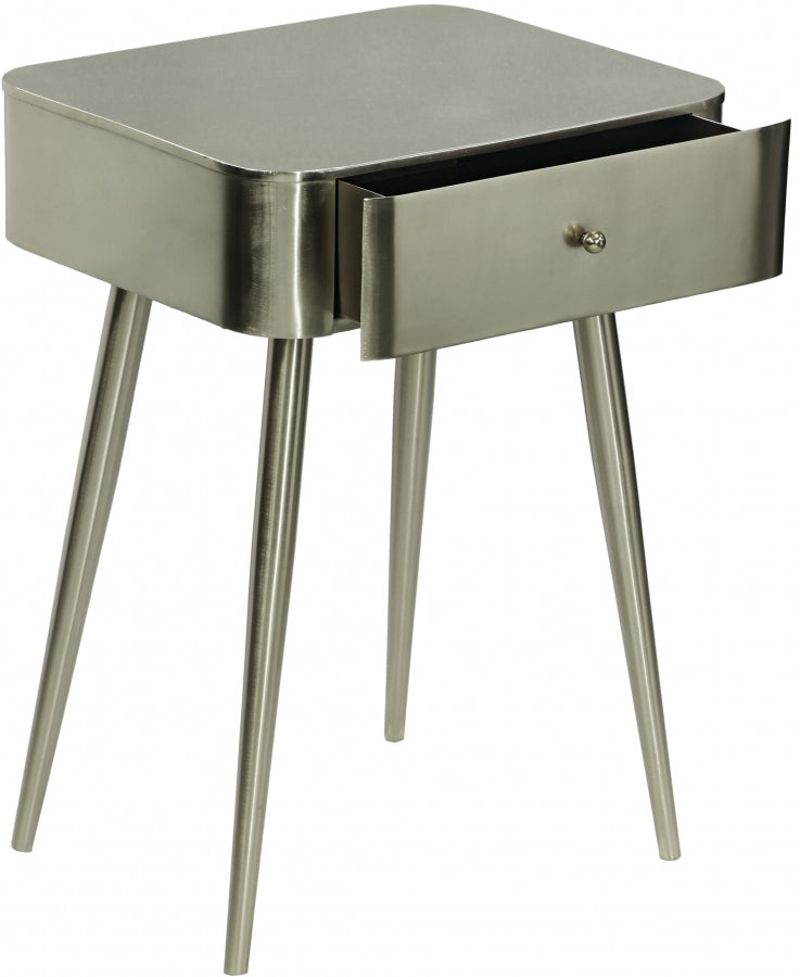 Rylan Nightstand in Silver - 331Silver