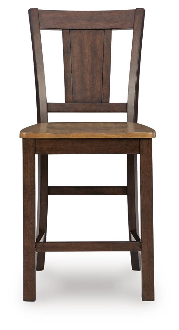 Rylandeen Counter Height Extension Dining Table 4 Barstools and Bench - PCD651D4