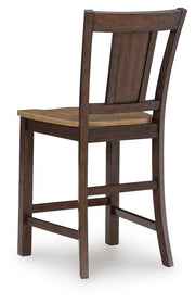 Rylandeen Counter Height Extension Dining Table 4 Barstools and Bench - PCD651D4
