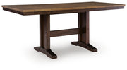 Rylandeen Counter Height Extension Dining Table and 4 Barstools - PCD651D3