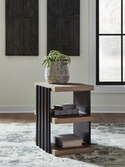 Rylandyn Black/Light Brown End Table - T721-3