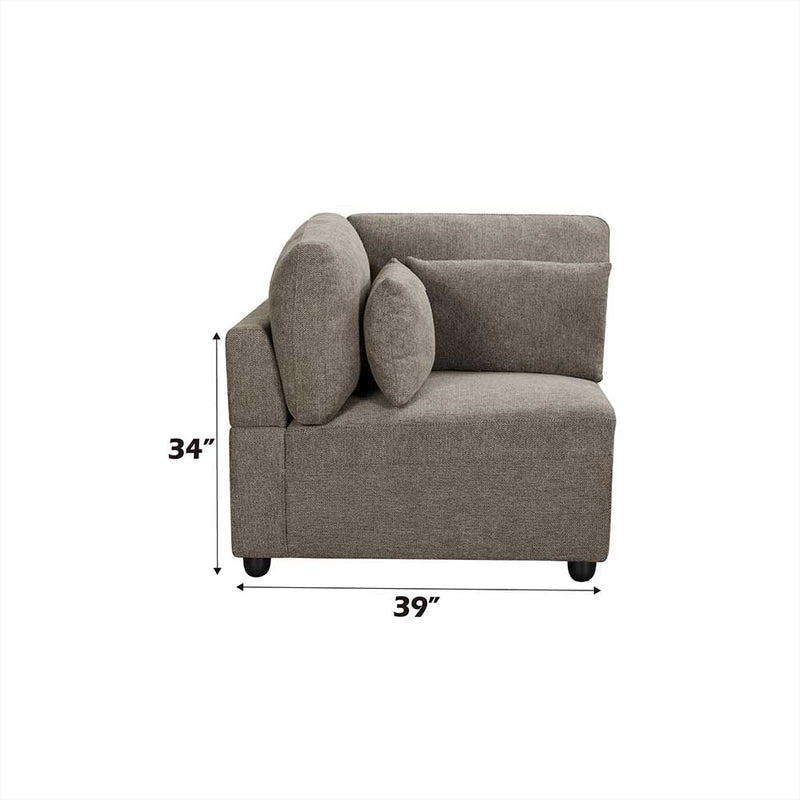 Rylie Modular - Left Facing Chair w/3 Pillows - LV03150