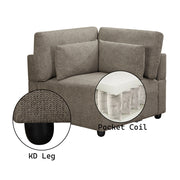 Rylie Modular - Wedge w/3 Pillows - LV03153