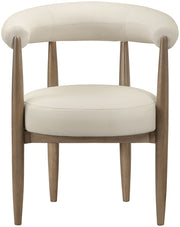 Sable Vegan Leather Upholstered Dining Chair in Beige, Set of 2 - 88028Beige-C
