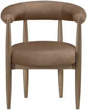 Sable Vegan Leather Upholstered Dining Chair in Brown, Set of 2 - 88028Brown-C
