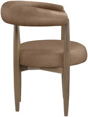 Sable Vegan Leather Upholstered Dining Chair in Brown, Set of 2 - 88028Brown-C