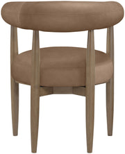 Sable Vegan Leather Upholstered Dining Chair in Brown, Set of 2 - 88028Brown-C