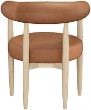 Sable Vegan Leather Upholstered Dining Chair in Cognac, Set of 2 - 88027Cognac-C