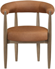 Sable Vegan Leather Upholstered Dining Chair in Cognac, Set of 2 - 88028Cognac-C