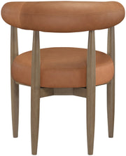 Sable Vegan Leather Upholstered Dining Chair in Cognac, Set of 2 - 88028Cognac-C