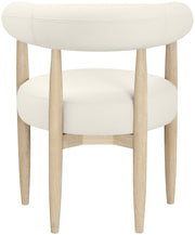 Sable Vegan Leather Upholstered Dining Chair in Cream, Set of 2 - 88027Cream-C