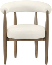 Sable Vegan Leather Upholstered Dining Chair in Cream, Set of 2 - 88028Cream-C