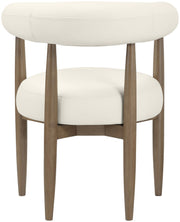Sable Vegan Leather Upholstered Dining Chair in Cream, Set of 2 - 88028Cream-C