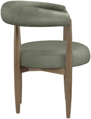 Sable Vegan Leather Upholstered Dining Chair in Green, Set of 2 - 88028Green-C