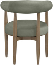 Sable Vegan Leather Upholstered Dining Chair in Green, Set of 2 - 88028Green-C