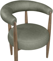 Sable Vegan Leather Upholstered Dining Chair in Green, Set of 2 - 88028Green-C