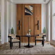 Sacha Velvet Upholstered Dining Chair in Beige, Set of 2 - 11095Beige-C