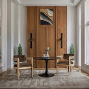 Sacha Velvet Upholstered Dining Chair in Brown, Set of 2 - 11094Brown-C