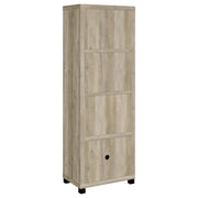 Sachin 3-piece 79-inch TV Entertainment Center Antique Pine - 736283-SET