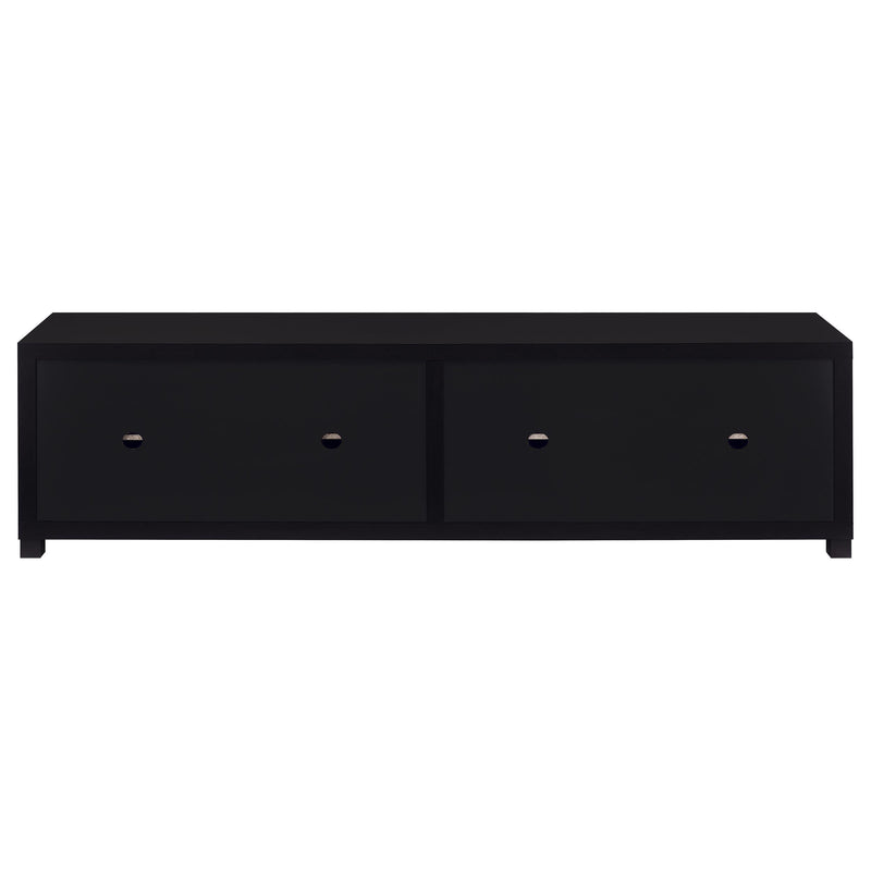 Sachin 3-piece Entertainment Center 79-inch TV Stand Black - 736303-SET