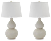 Saffi Cream Table Lamp (Set of 2) - L100074X2