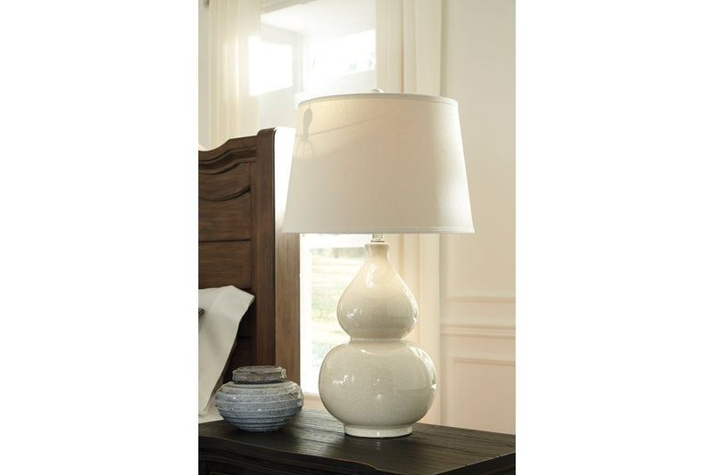 Saffi Cream Table Lamp - Gate FurnitureTable Lamp